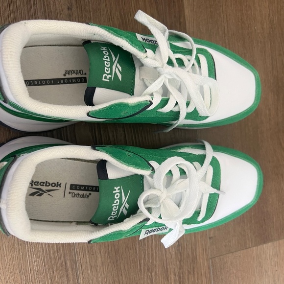 Reebok Suede Forte Racer Sneakers - Size US 7.5 / UK 5 / EU 38 - Picture 10 of 13